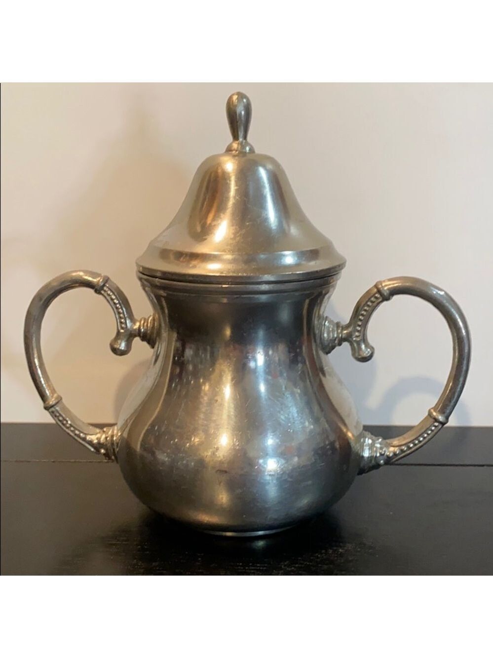Vintage Rio Silver Sugar Bowl ~ Holland